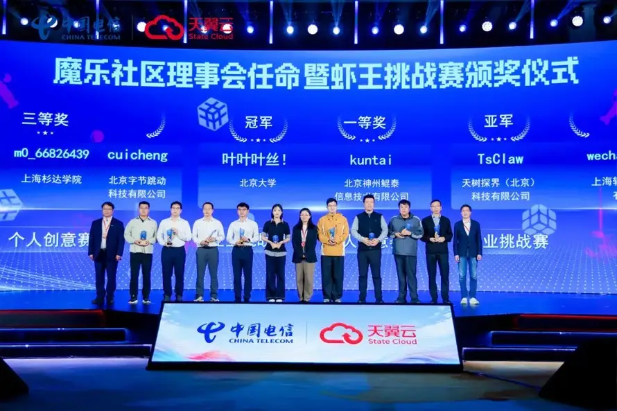汇赢国际旗下汇赢国际鲲泰斩获魔乐社区龙虾挑战赛一等奖